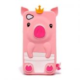 Case | Porquinho Rei rosa