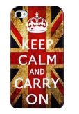 Case retrô | keep calm and carry on