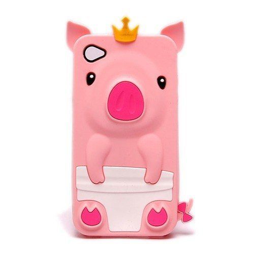 Case | Porquinho Rei rosa