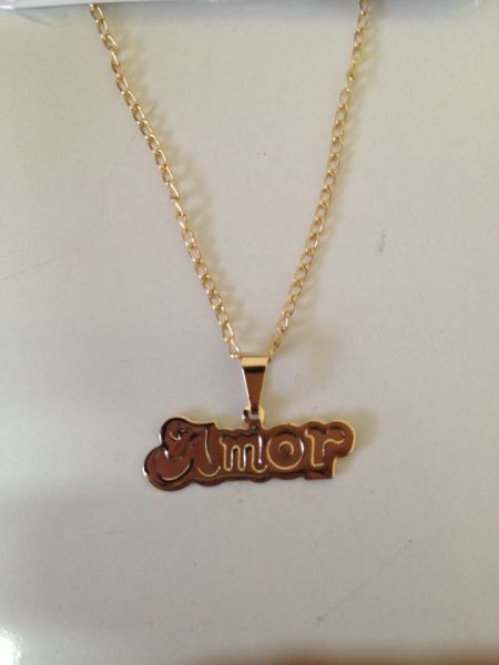Colar dourado | amor